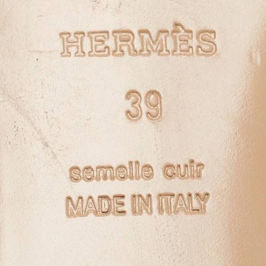 Hermès Vintage Pre-owned Leather sandals Brown Dames