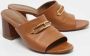 Hermès Vintage Pre-owned Leather sandals Brown Dames - Thumbnail 3