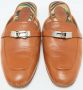 Hermès Vintage Pre-owned Leather sandals Brown Dames - Thumbnail 2