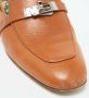 Hermès Vintage Pre-owned Leather sandals Brown Dames - Thumbnail 6