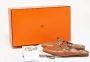 Hermès Vintage Pre-owned Leather sandals Brown Dames - Thumbnail 8