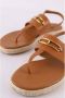 Hermès Vintage Pre-owned Leather sandals Brown Dames - Thumbnail 4