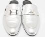 Hermès Vintage Pre-owned Leather sandals Gray Dames - Thumbnail 3