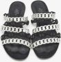 Hermès Vintage Pre-owned Leather sandals Gray Dames - Thumbnail 3