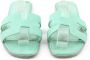 Hermès Vintage Pre-owned Leather sandals Green Dames - Thumbnail 2