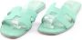 Hermès Vintage Pre-owned Leather sandals Green Dames - Thumbnail 3