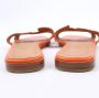 Hermès Vintage Pre-owned Leather sandals Orange Dames - Thumbnail 4