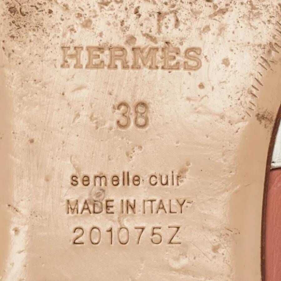 Hermès Vintage Pre-owned Leather sandals Pink Dames