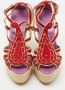 Hermès Vintage Pre-owned Leather sandals Red Dames - Thumbnail 3