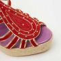 Hermès Vintage Pre-owned Leather sandals Red Dames - Thumbnail 8
