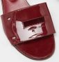 Hermès Vintage Pre-owned Leather sandals Red Dames - Thumbnail 7