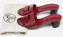 Hermès Vintage Pre-owned Leather sandals Red Dames - Thumbnail 9