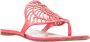 Hermès Vintage Pre-owned Leather sandals Red Dames - Thumbnail 3