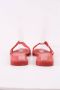 Hermès Vintage Pre-owned Leather sandals Red Dames - Thumbnail 2