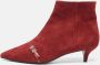Hermès Vintage Pre-owned Suede boots Red Dames - Thumbnail 2