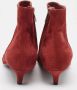 Hermès Vintage Pre-owned Suede boots Red Dames - Thumbnail 5
