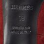 Hermès Vintage Pre-owned Suede boots Red Dames - Thumbnail 8