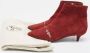 Hermès Vintage Pre-owned Suede boots Red Dames - Thumbnail 9
