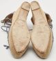 Hermès Vintage Pre-owned Suede sandals Blue Dames - Thumbnail 6