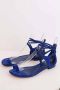 Hermès Vintage Pre-owned Suede sandals Blue Dames - Thumbnail 3
