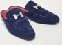 Hermès Vintage Pre-owned Suede sandals Blue Dames - Thumbnail 4