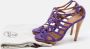 Hermès Vintage Pre-owned Suede sandals Purple Dames - Thumbnail 9