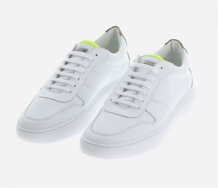 Herno Contrast Fluorescerende Sneaker Wit Heren