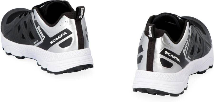 Herno Mesh Low-top Sneakers met Metallic Detail Black Heren