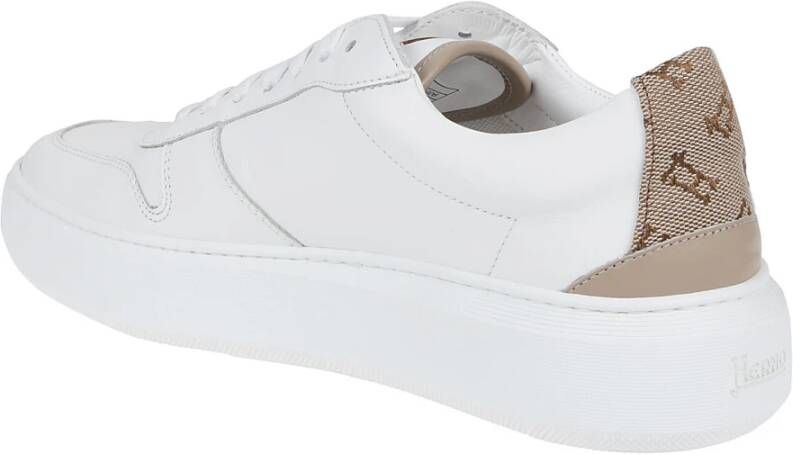Herno Witte Sneakers Klassiek Model Wit Dames