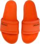 Heron Preston Oranje Logo Stoffen Slider Sandalen Orange Heren - Thumbnail 4