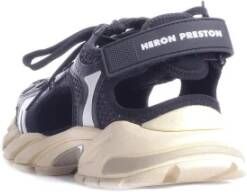 Heron Preston Zwarte geperforeerde sneakers voor heren Zwart Heren