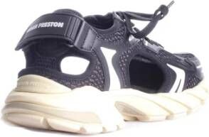 Heron Preston Zwarte geperforeerde sneakers voor heren Zwart Heren