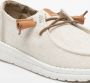 Hey Dude Beige Geweven Veterschoenen Beige Dames - Thumbnail 4