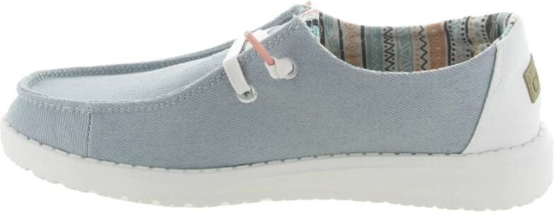 Hey Dude Boho Stijl Schoenen Blue Dames