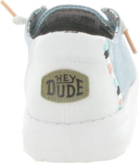 Hey Dude Boho Stijl Schoenen Blue Dames