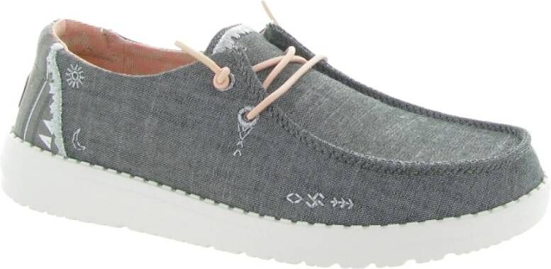 Hey Dude Boho Wally Sport Mesh Schoenen Gray Dames