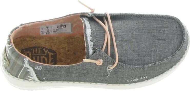 Hey Dude Boho Wally Sport Mesh Schoenen Gray Dames
