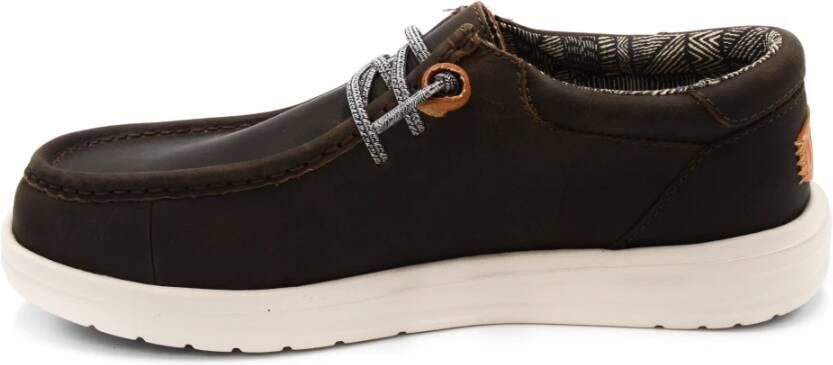 Hey Dude Bruine Sneakers voor Heren Bruin Heren