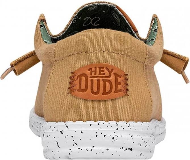 Hey Dude Casual canvas mocassin met Dudefloat tussenzool
