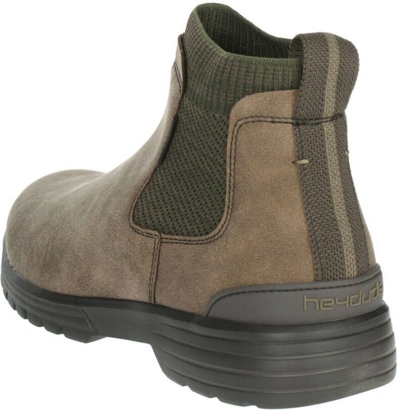 Hey Dude Chelsea Boots Bruin Heren