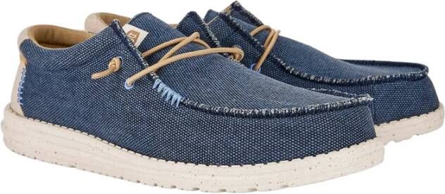 Hey Dude Comfortabele Reisloafers Blue Heren