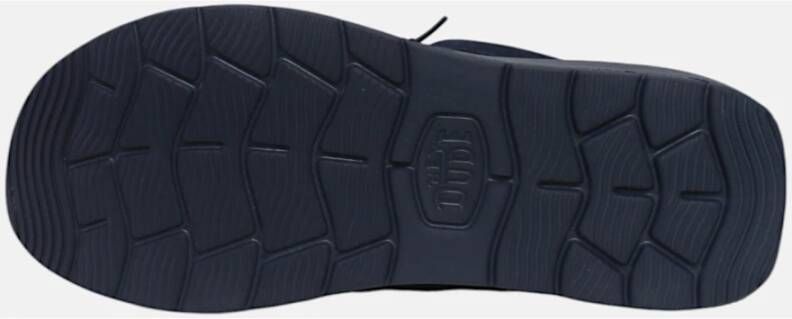 Hey Dude Elastische suède mocassins met geheugenschuim