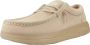 Hey Dude Geveterde Schoenen in Suede Stijl Beige Heren - Thumbnail 4