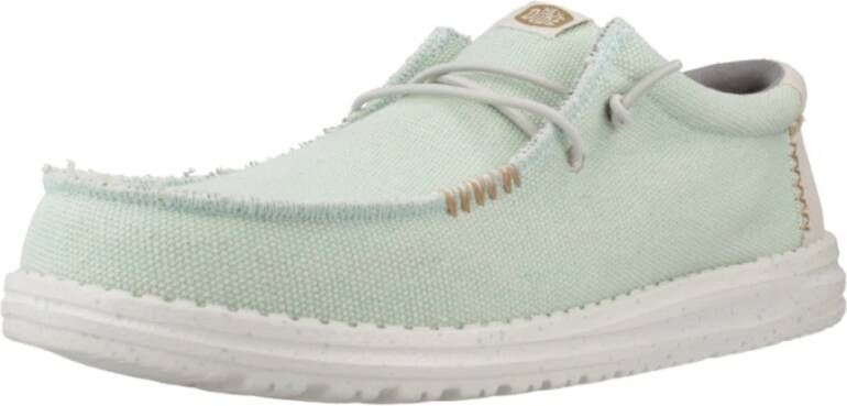 Hey Dude Geveterde Schoenen Wally Coastline Jute Green Heren