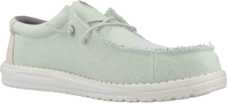 Hey Dude Geveterde Schoenen Wally Coastline Jute Green Heren