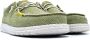 Hey Dude Groene platte schoenen Wally Coastline Jute Green Heren - Thumbnail 4