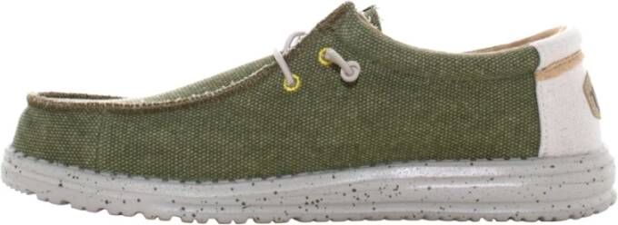 Hey Dude Heren Coastline Jute Veterschoenen Green Heren