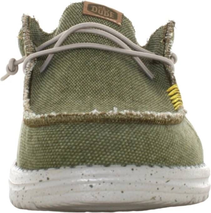 Hey Dude Heren Coastline Jute Veterschoenen Green Heren