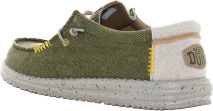 Hey Dude Heren Coastline Jute Veterschoenen Green Heren