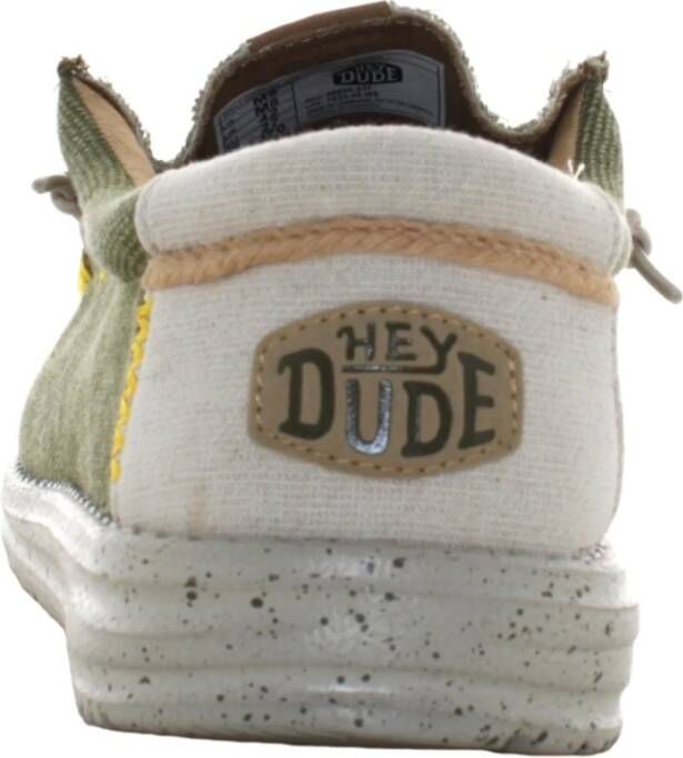 Hey Dude Heren Coastline Jute Veterschoenen Green Heren